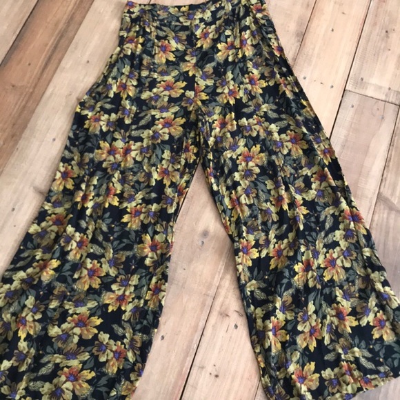Free People Floral pants - Picture 1 of 3